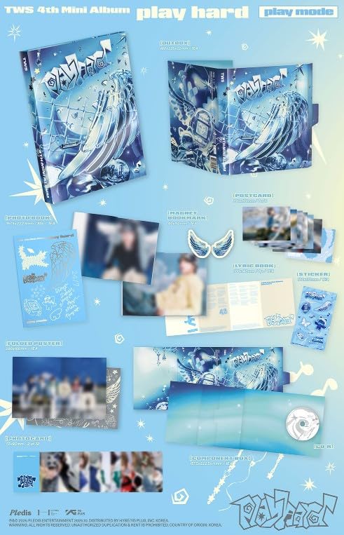 Amazon.com: TWS play hard [Standard Ver.] 4th Mini Album (Play Ver